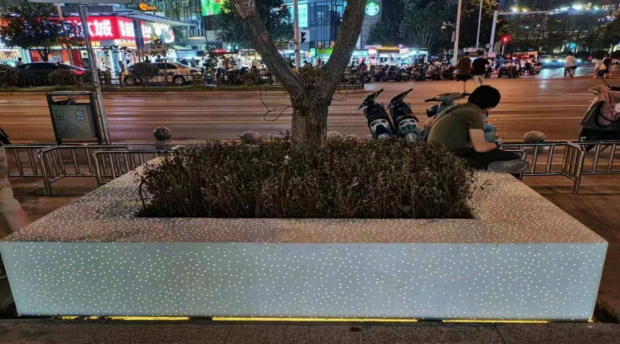 湖南長(zhǎng)沙GRC透光坐凳定制選擇飾紀(jì)上品GRC廠(chǎng)家